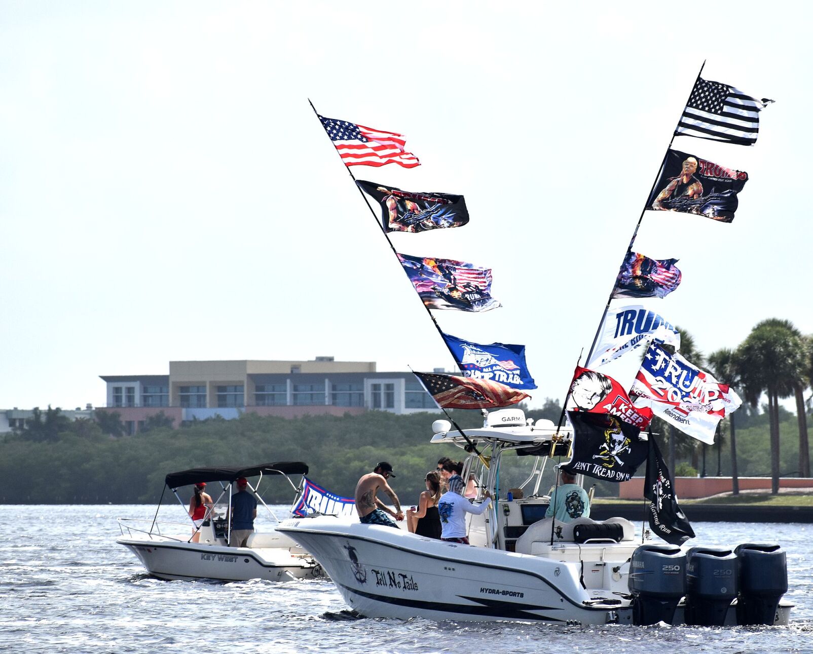 Sunday President Trump boat parade in Charlotte Harbor